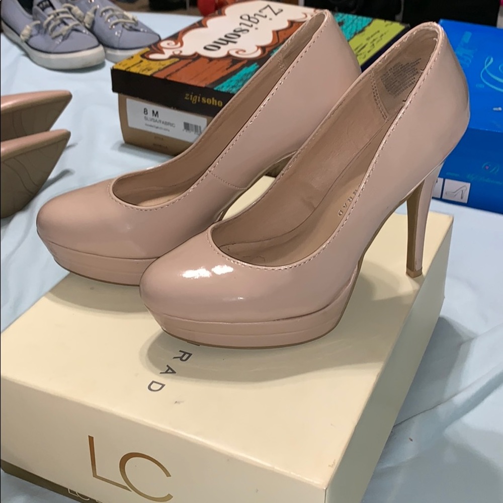 Lauren Conrad Nude Platform Heel